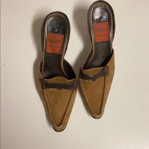 Brown Goffredo Fantini heels